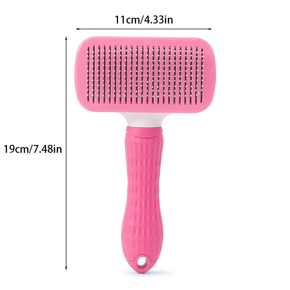  Self Cleaning Pet Hair Remover Brush for Dogs and Cats