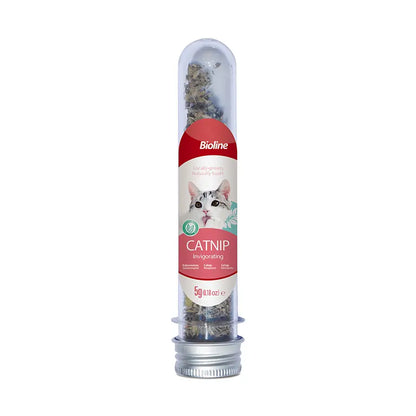 Bioline Premium Catnip 100% Natural Catnip Blend for Play & Enrichment Strong Aroma Safe & Non-Addictive – Supplement for Cat Toys Spray & Accessories (20G / 0.7 Oz)