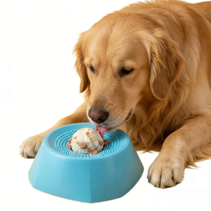 Pet Licking Mat for Teeth Care, Slow Feeder Pad for Dogs & Cats, Slow Feeder Bowl, Lick Mats