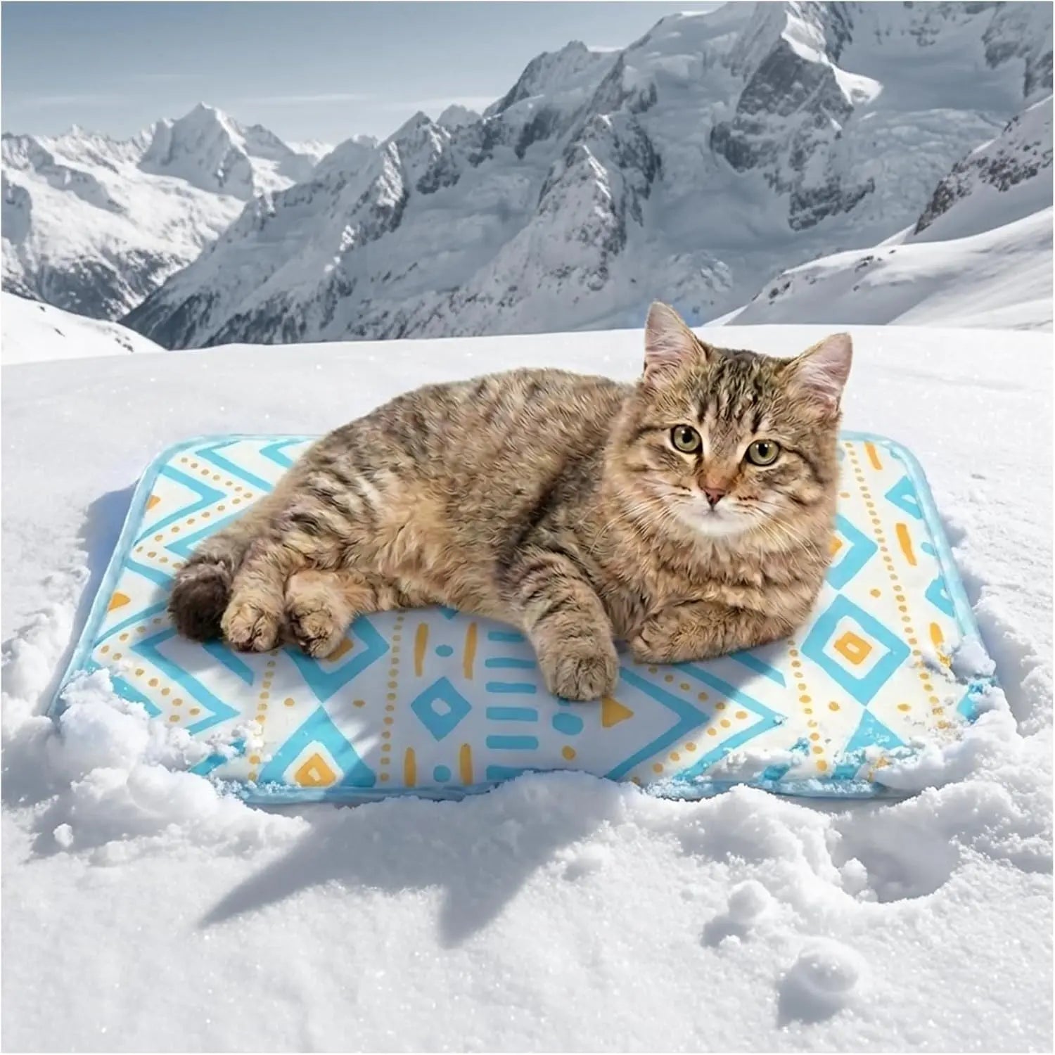 Dog Cooling Mat for Dogs & Cats, Soft Breathable Cooling Pad for Dog Bed, 23"X18" Self Cooling Crate Mat for Dogs, No Gel Washable Non-Slip Pet Cooling Mat Indoor Outdoor, Leaf