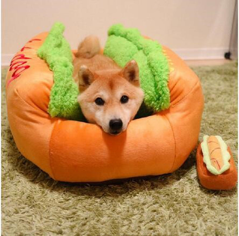 Hot Dog Dog Kennel Pet Cat Dog Nest Bed Can Be Removed