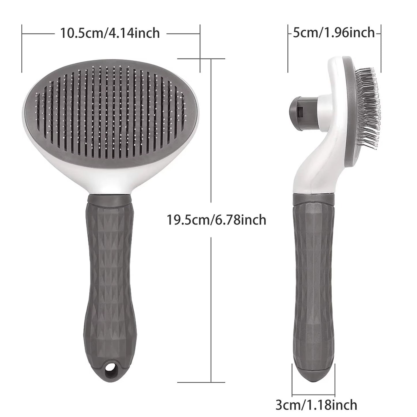  Self Cleaning Pet Hair Remover Brush for Dogs and Cats