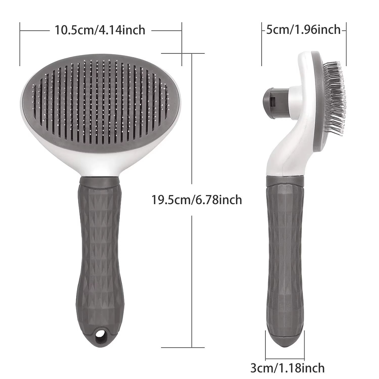  Self Cleaning Pet Hair Remover Brush for Dogs and Cats