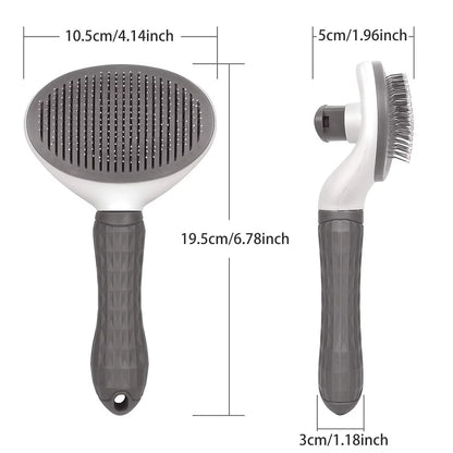  Self Cleaning Pet Hair Remover Brush for Dogs and Cats