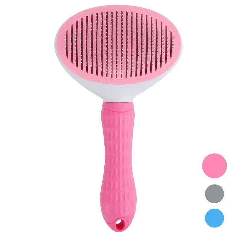  Self Cleaning Pet Hair Remover Brush for Dogs and Cats