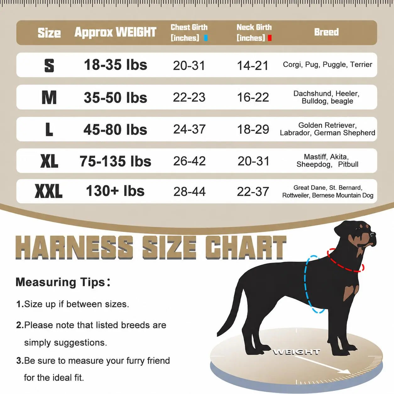 【#Summersale】Auroth Tactical Dog Harness – Universal Harness, Walking Harness & Safety Harnesses for Small to Large Dogs, Durable Reflective, Easy to Control, No Pull Adjustable Pet Harness, Pet Supplies