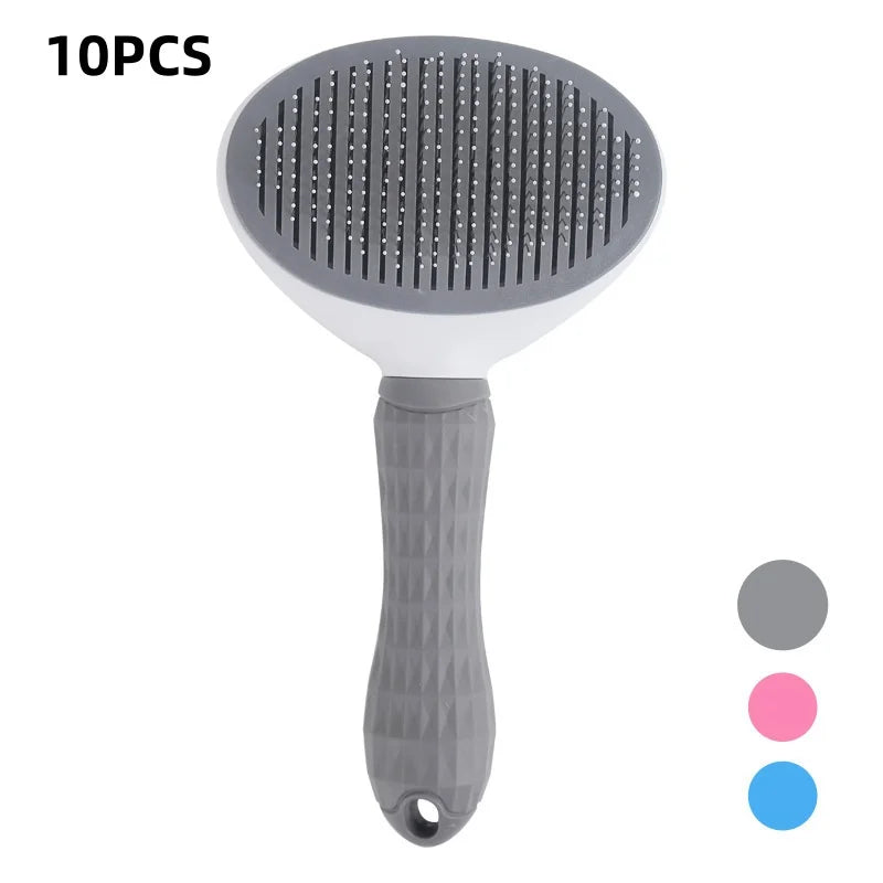  Self Cleaning Pet Hair Remover Brush for Dogs and Cats