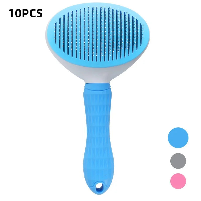  Self Cleaning Pet Hair Remover Brush for Dogs and Cats