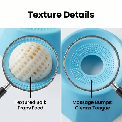 Pet Licking Mat for Teeth Care, Slow Feeder Pad for Dogs & Cats, Slow Feeder Bowl, Lick Mats