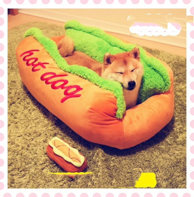 Hot Dog Dog Kennel Pet Cat Dog Nest Bed Can Be Removed