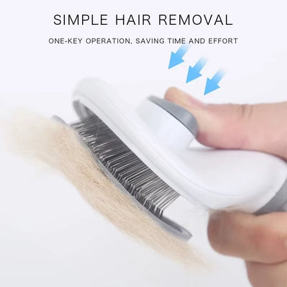  Self Cleaning Pet Hair Remover Brush for Dogs and Cats