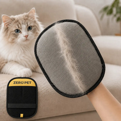 Pet Hair Remover Mitt, Electrostatic Static Pet Hair Removal Gloves, Reusable Washable Dog & Cat Fur Cleaner for Couch, Furniture, Carpet, Car Seats & Bedding