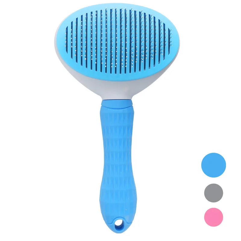  Self Cleaning Pet Hair Remover Brush for Dogs and Cats