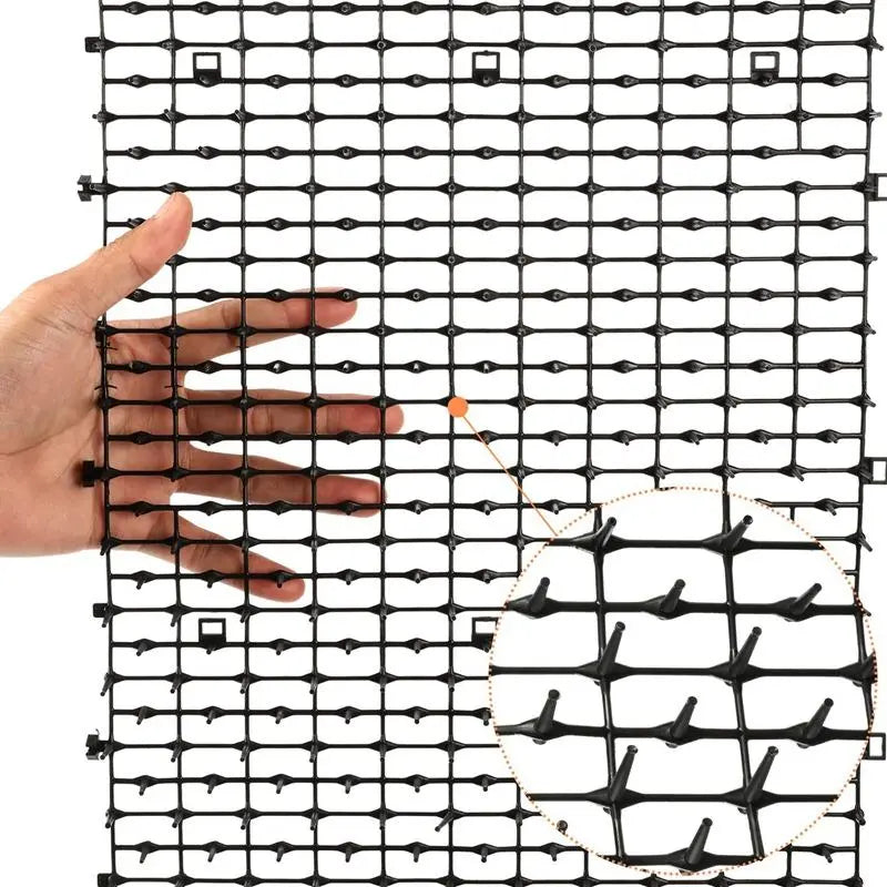 7.87Inch Cat Scat Mat with Soft Spikes, Humane Indoor/Outdoor Cat Deterrent Mat for Garden, Countertops & Furniture, 78.7" X 7.87" Plastic Repellent Strip